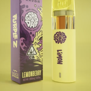 grab and dabs dual flavor disposable lemonberry