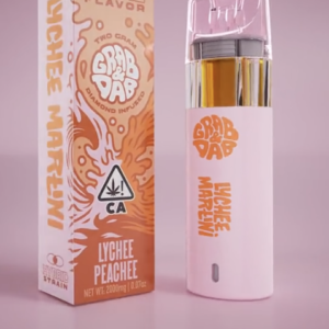 grab and dabs dual flavor disposable lychee pychee