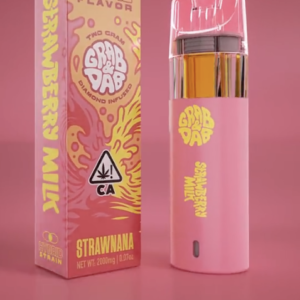 grab and dabs dual flavor disposable straw wana