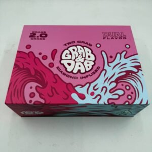 grab and dabs dual flavor disposable box case